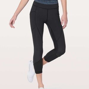 Lululemon Game Point Black cropped leggings size 4
